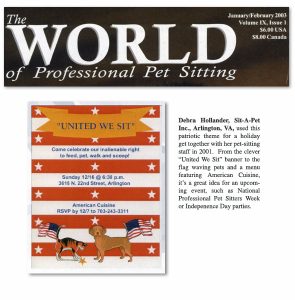 World of Professional Pet Sitting (2003)