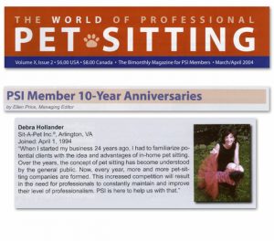 World of Professional Pet Sitting (2004)